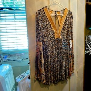 Open back free people romper! So cute for spring and summer!